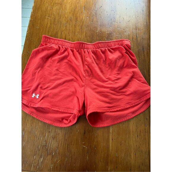 Under Armour bright red athletic shorts XS - Picture 1 of 3